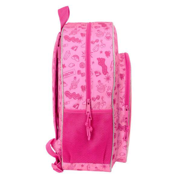 Schulrucksack Rainbow High Shine Bunt 33 x 42 x 14 cm – Bild 2