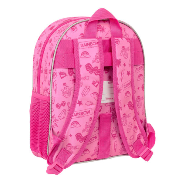 Schulrucksack Rainbow High Shine Bunt 28 x 34 x 10 cm – Bild 2