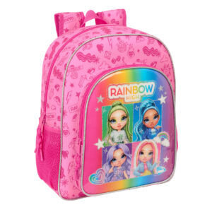 Schulrucksack Rainbow High Shine Bunt 32 x 38 x 12 cm