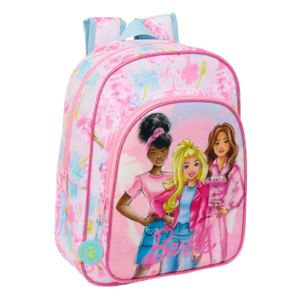 Schulrucksack Barbie Painterly Rosa Himmelsblau 26 x 34 x 11 cm