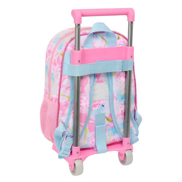 Schulrucksack mit Rädern Barbie Painterly Rosa Himmelsblau 26 x 11 x 67 cm 26 x 34 x 11 cm – Bild 2