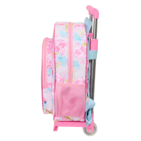 Schulrucksack mit Rädern Barbie Painterly Rosa Himmelsblau 26 x 11 x 67 cm 26 x 34 x 11 cm – Bild 3