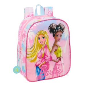 Schulrucksack Barbie Painterly Rosa Himmelsblau 22 x 27 x 10 cm