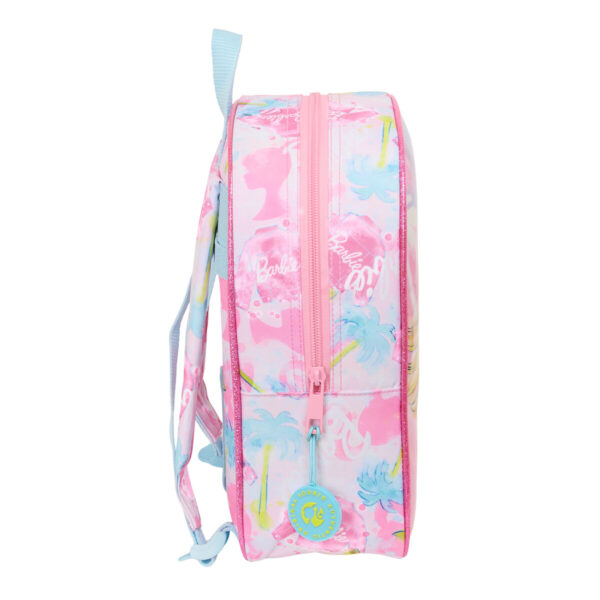 Schulrucksack Barbie Painterly Rosa Himmelsblau 22 x 27 x 10 cm – Bild 3