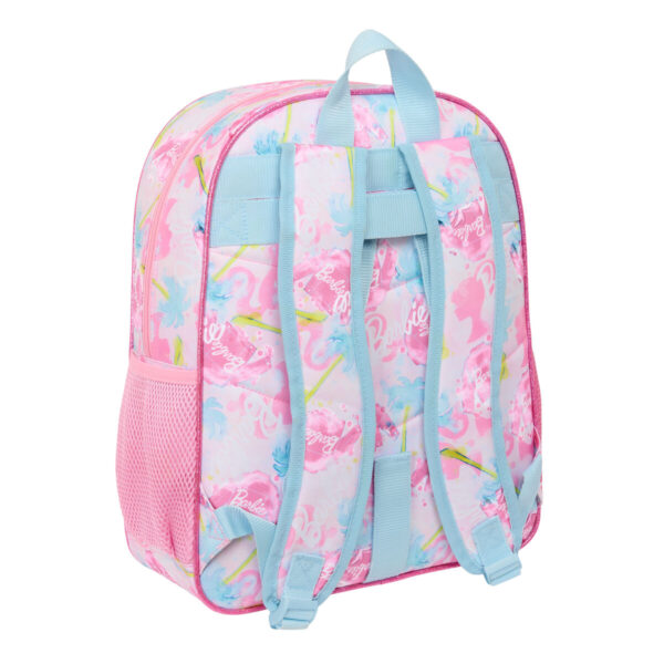 Schulrucksack Barbie Painterly Rosa Himmelsblau 32 x 38 x 12 cm – Bild 3
