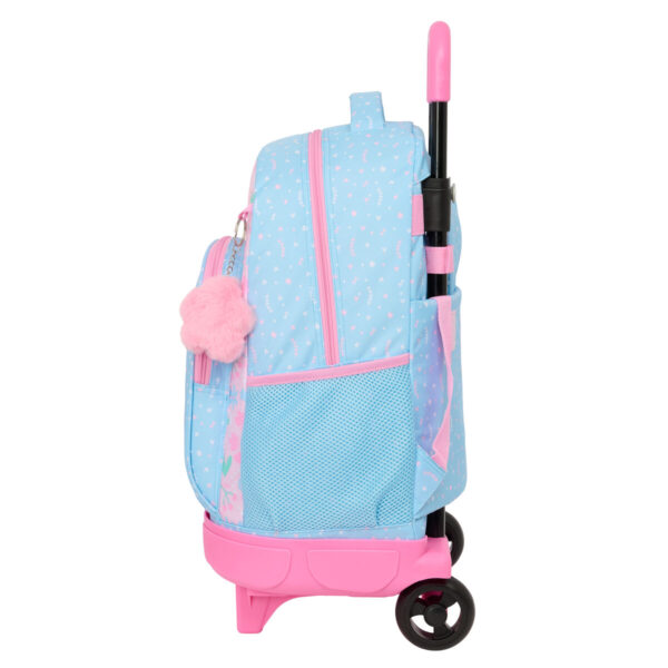 Schulrucksack mit Rädern BlackFit8 Smile Blau Rosa 33 x 45 x 22 cm – Bild 3