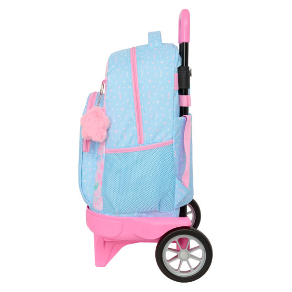 Schulrucksack mit Rädern BlackFit8 Smile Blau Rosa 33 x 45 x 22 cm – Bild 2