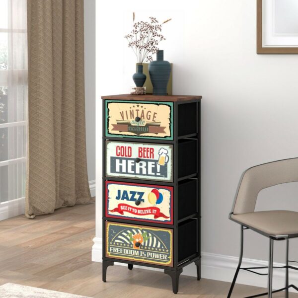 Kommode Max Home Vintage 45 x 98 x 30 cm – Bild 2