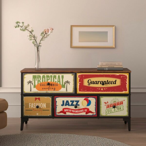 Kommode Max Home Vintage 103 x 56 x 30 cm – Bild 2