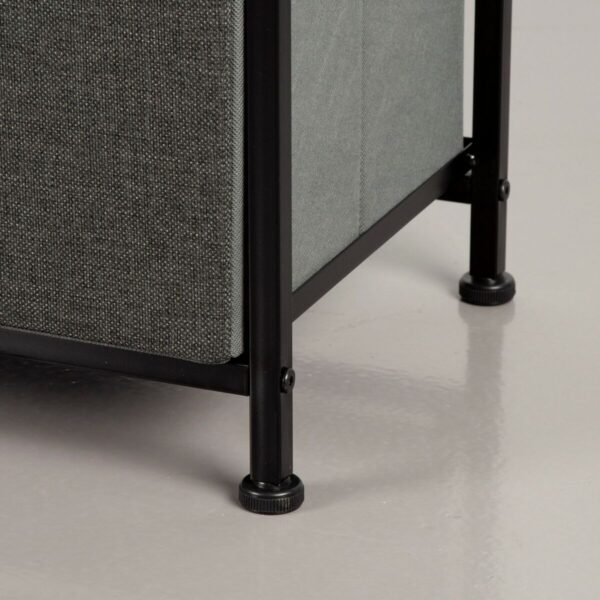 Kommode Max Home Schwarz Grau Marmor 100 x 100 x 30 cm – Bild 6