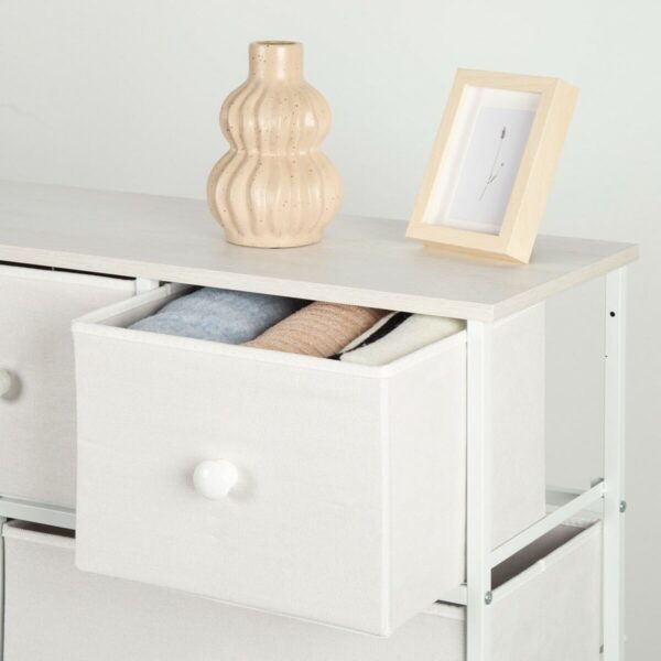 Kommode Max Home Weiß 100 x 100 x 30 cm – Bild 3