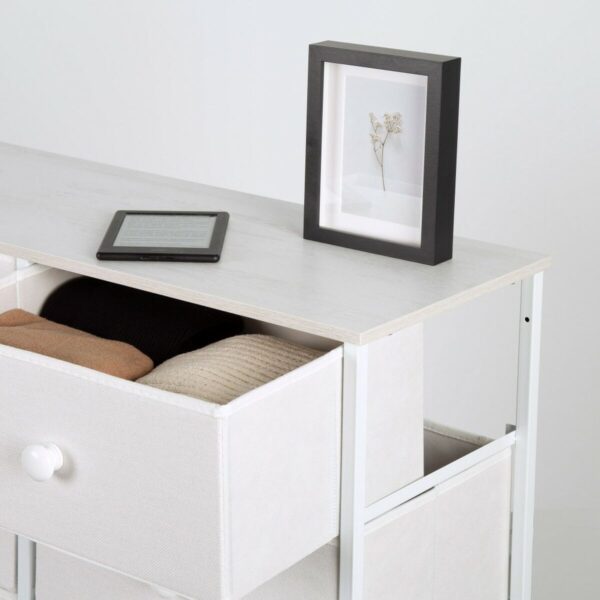 Kommode Max Home Weiß 80 x 62 x 30 cm – Bild 3