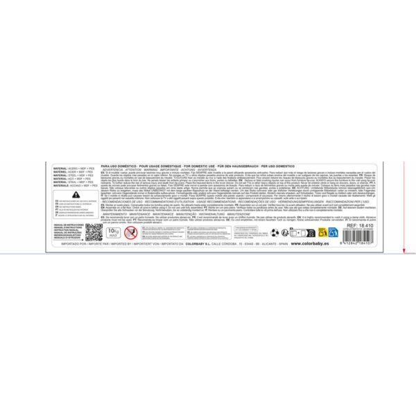 Kommode Max Home Grau Marmor 80 x 81 x 30 cm – Bild 7
