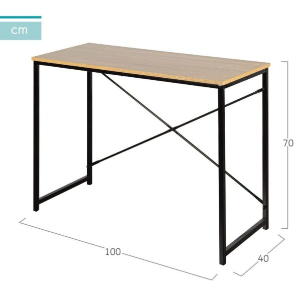 Schreibtisch Max Home Stahl Melamine Spanplatte 100 x 70 x 40 cm – Bild 4