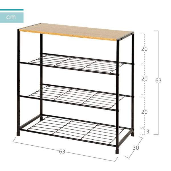Schuhschrank Max Home 63 x 63 x 30 cm – Bild 4