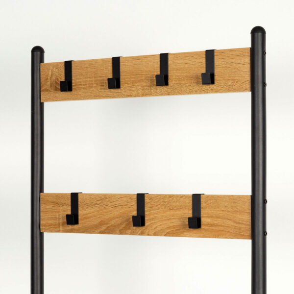 Garderobe mit Einlegeboden Max Home Stahl Melamine Spanplatte Minimalistisch 60 x 175 x 40 cm – Bild 3