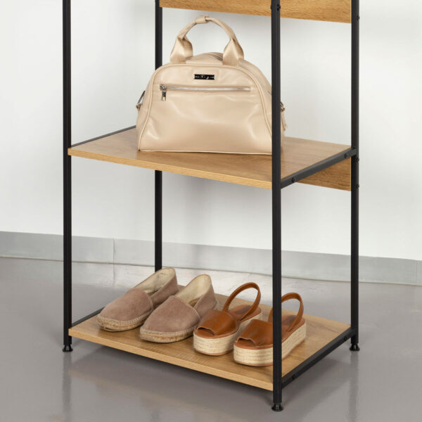 Garderobe mit Einlegeboden Max Home Stahl Melamine Spanplatte Minimalistisch 60 x 175 x 40 cm – Bild 5