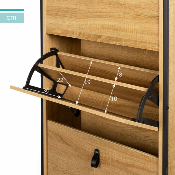 Schuhschrank Max Home 60 x 132 x 24 cm – Bild 5