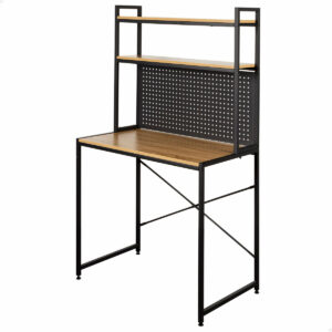 Schreibtisch mit Regalen Max Home Stahl Melamine Spanplatte 84 x 148 x 50 cm