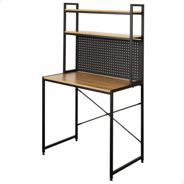 Schreibtisch mit Regalen Max Home Stahl Melamine Spanplatte 84 x 148 x 50 cm