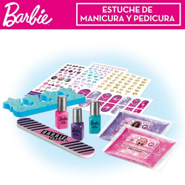 Maniküre- und Pediküre-Sets Barbie Sparkling 25,5 x 25 x 5 cm Etüie – Bild 2