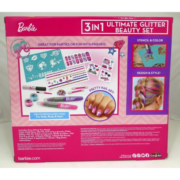 Schönheitsset Barbie Sparkling 2 x 13 x 2 cm 3 in 1 – Bild 6