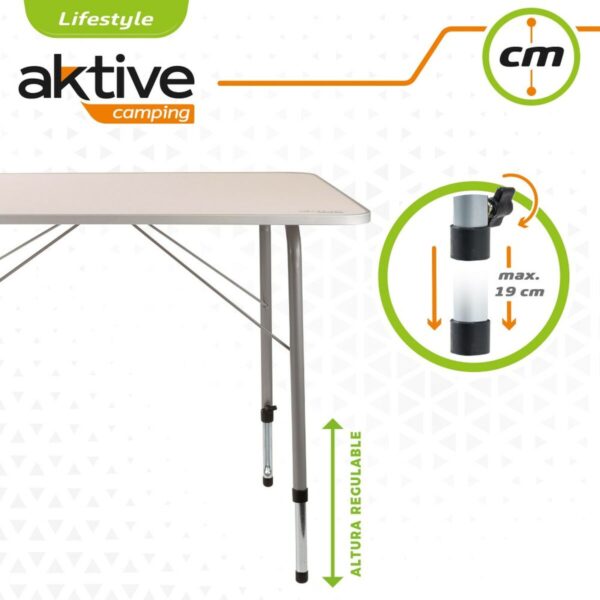 Tisch Aktive Biegsam Camping 80 x 69 x 60 cm – Bild 3