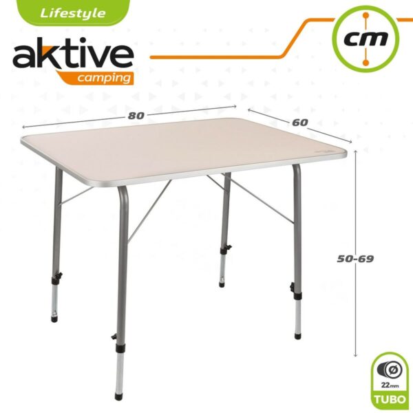 Tisch Aktive Biegsam Camping 80 x 69 x 60 cm – Bild 6