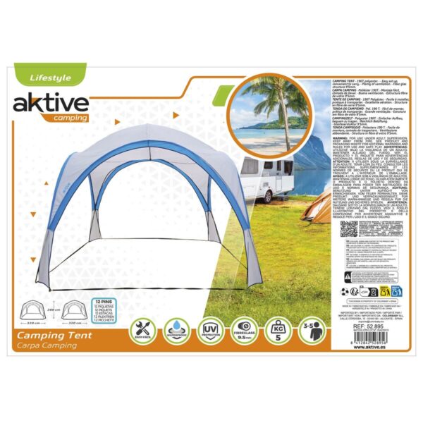 Strandzelt Aktive Camping 320 x 260 x 320 cm – Bild 4