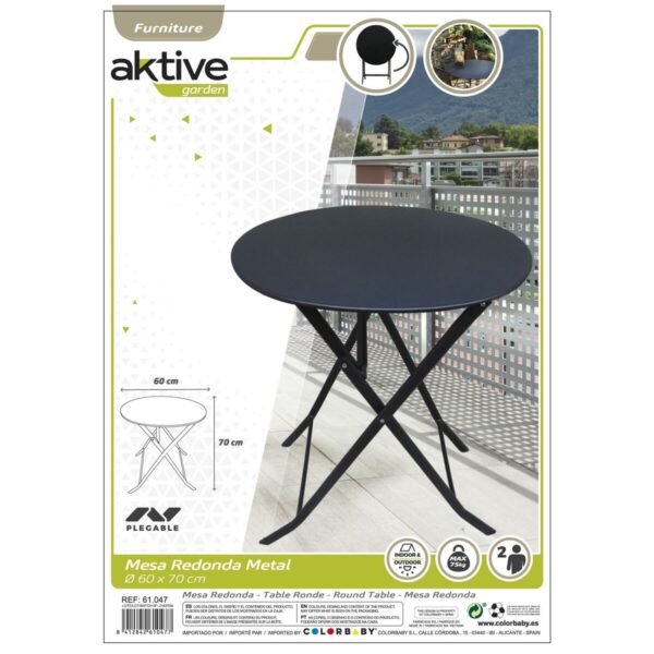 Table Klapptisch Aktive 60 x 70 x 60 cm Stahl – Bild 5