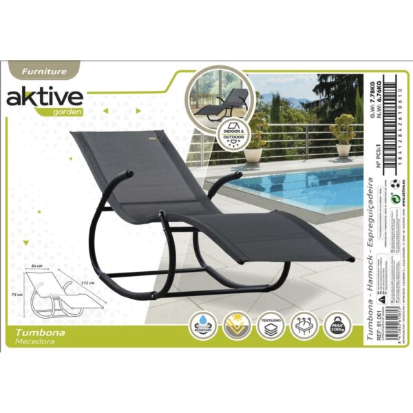 Solseng Aktive 172 x 75 x 53 cm Schwarz – Bild 6
