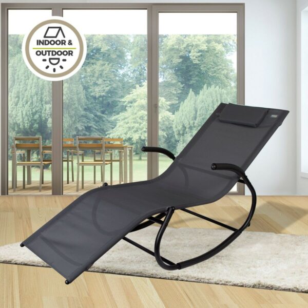 Solseng Aktive 172 x 75 x 53 cm Schwarz – Bild 4