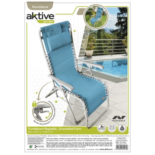Solseng Aktive Textilene Blau 160 x 76 x 52 cm – Bild 8