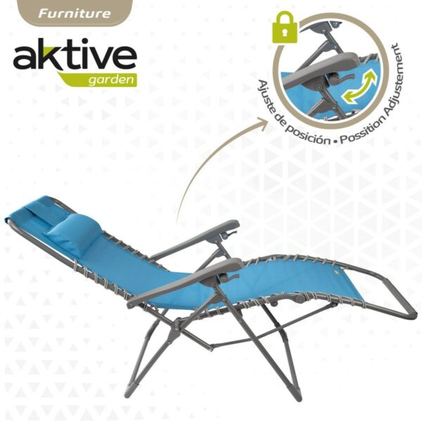 Solseng Aktive Textilene Blau 160 x 76 x 52 cm – Bild 3