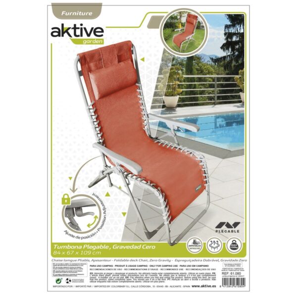 Solseng Aktive Textilene Orange 160 x 76 x 52 cm – Bild 8