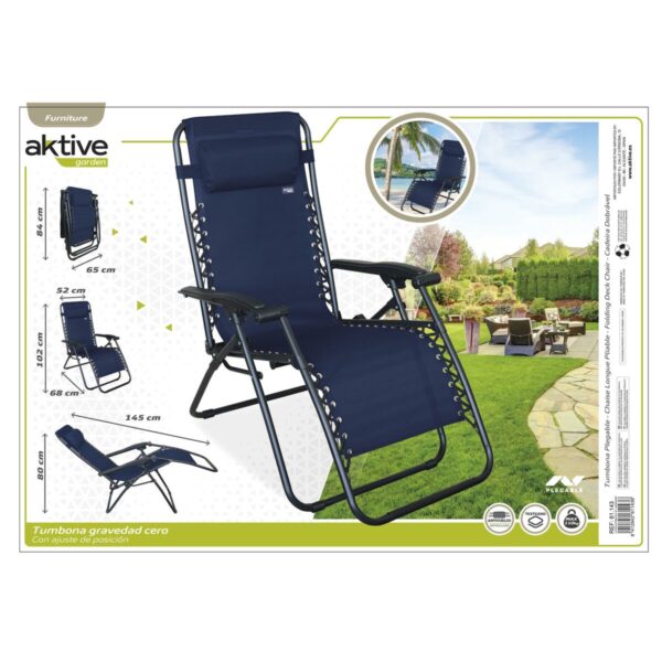 Solseng Aktive Blau 52 x 102 x 68 cm – Bild 4