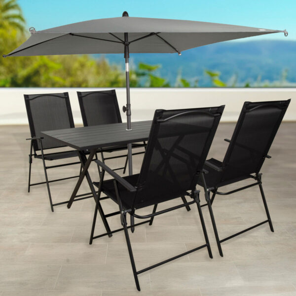 Solskærm Aktive Grau 175 x 240 x 175 cm – Bild 2