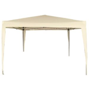 Gartenlaube Aktive 300 x 240 x 300 cm Stahl Creme Kunststoff