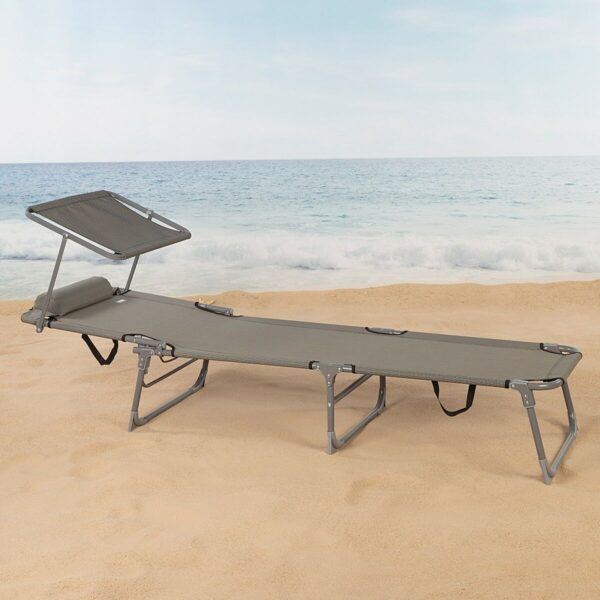 Solseng Aktive Biegsam Sonnenschirm Grau 193 x 30 x 53 cm – Bild 3