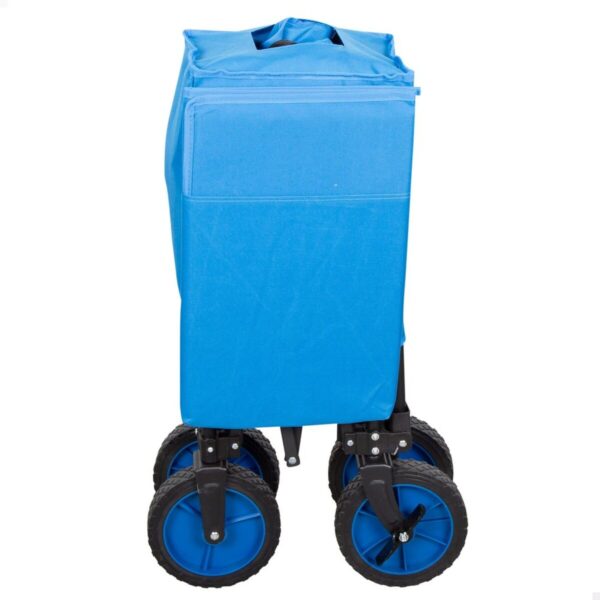 Mehrzweckwagen Aktive Blau Schwarz Polyester PVC Stahl 88 x 108 x 47 cm Biegsam Strand – Bild 4