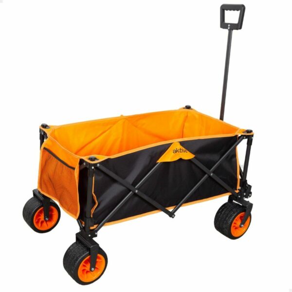 Mehrzweckwagen Aktive Orange Polyester PVC Stahl 86 x 108 x 44 cm Biegsam Strand