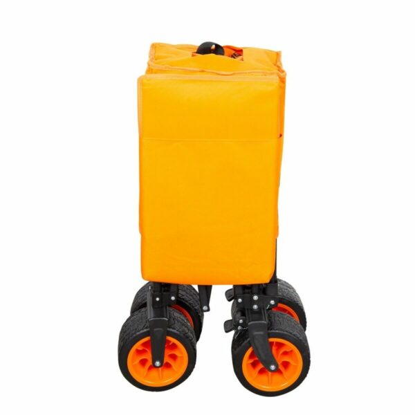 Mehrzweckwagen Aktive Orange Polyester PVC Stahl 86 x 108 x 44 cm Biegsam Strand – Bild 2
