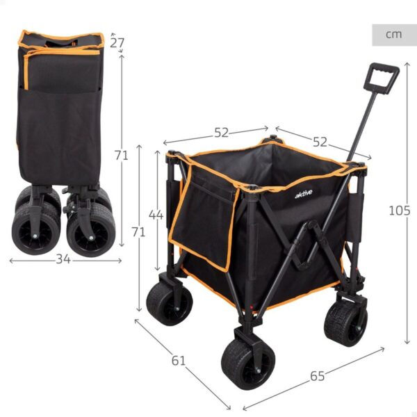 Mehrzweckwagen Aktive Polyester PVC Stahl 52 x 105 x 52 cm – Bild 6