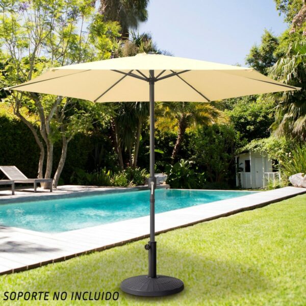 Sonnenschirm Aktive D250 Creme Ø 250 cm – Bild 2