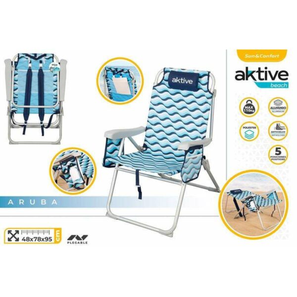 Strandstuhl Colorbaby 64 x 63 x 43 cm – Bild 2