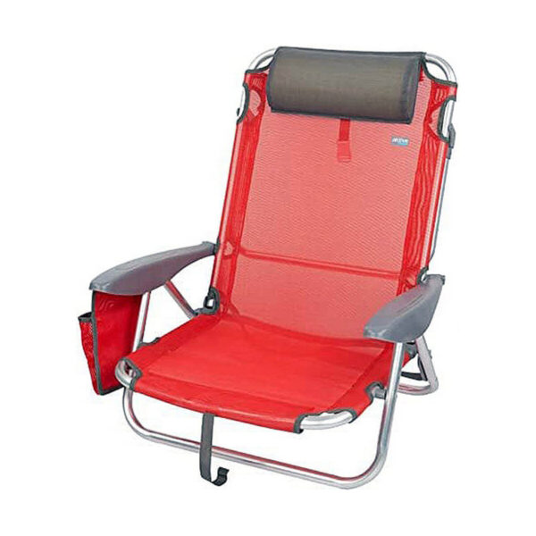 Strandstuhl Aktive Rot 51 x 45 x 76 cm – Bild 2