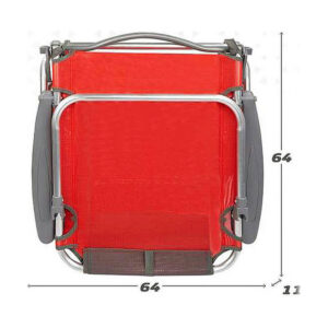 Strandstuhl Colorbaby 51 x 45 x 76 cm Rot