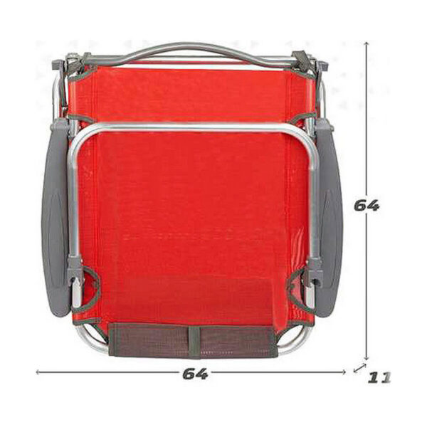 Strandstuhl Aktive Rot 51 x 45 x 76 cm