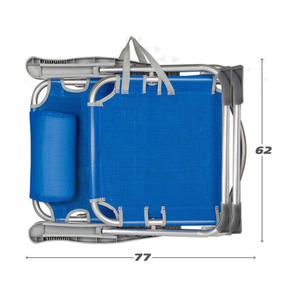 Strandstuhl Colorbaby 48 x 60 x 90 cm Blau