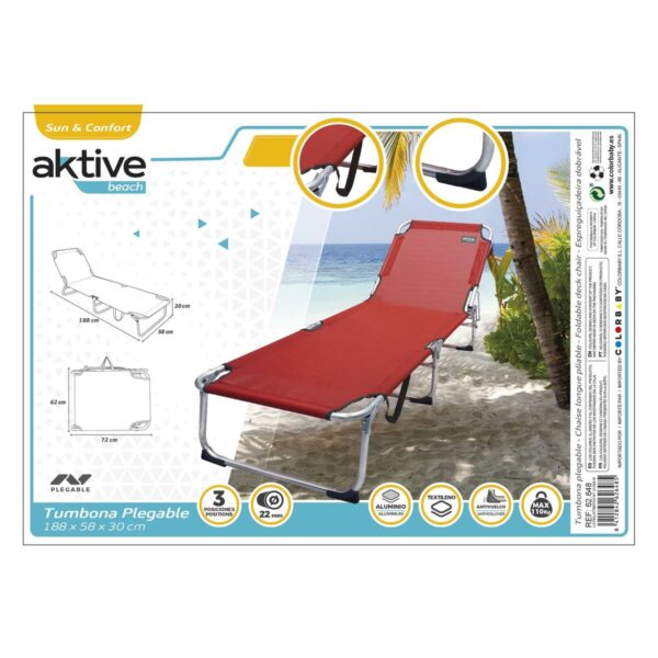 Strandkorb Aktive 188 x 30 x 58 cm – Bild 3